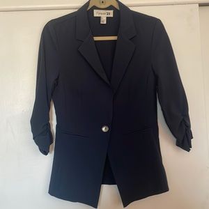 Navy Blazer Forever 21 Like New